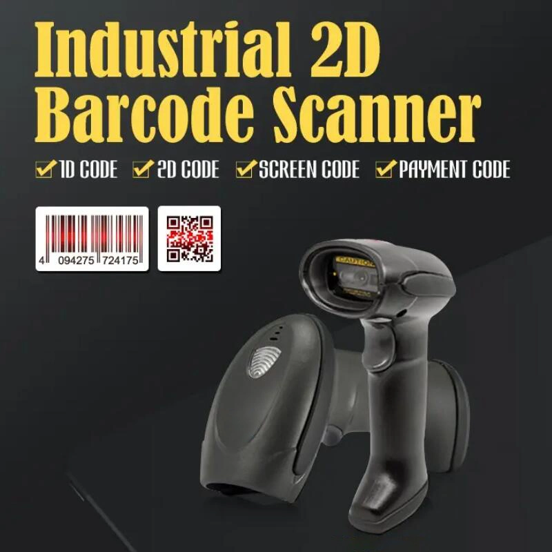 China Supplier Wholesale Handheld 2D Bluetooth Wireless Portable Barcode Scanner