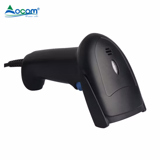 Ocom kabelgebundener, wasserdichter Etikettenleser, tragbarer QR-Code-2D-Barcode-Scanner