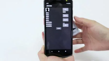 Handheld-Industrie-PDA-Barcodescanner für Android mit Fingerabdruckleser